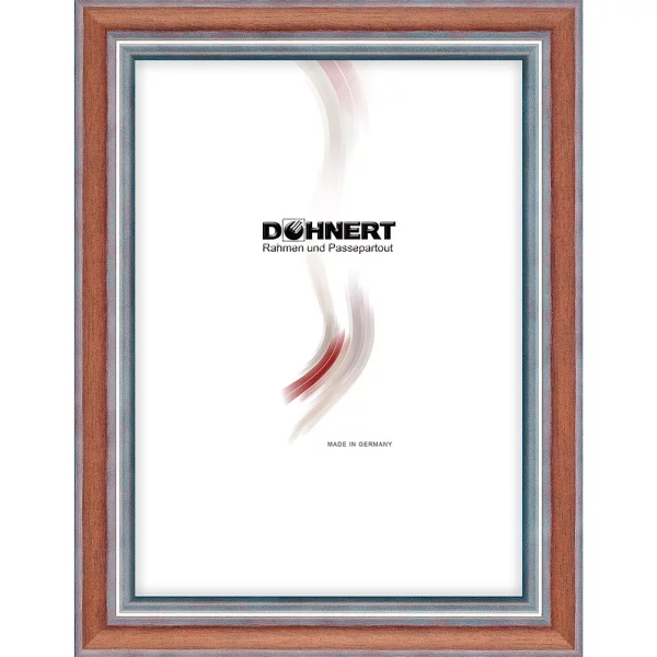 Holz Bilderrahmen Zuschnitt East Acton Braun | Normalglas (2 mm)