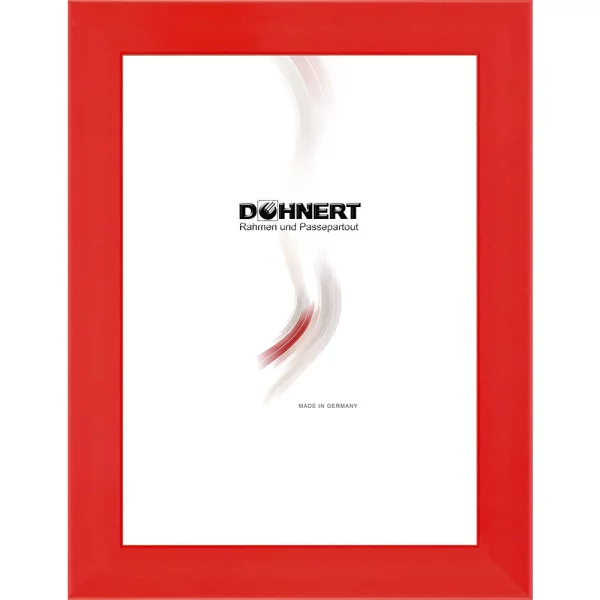 Cadre en bois Eastcote 9x13 cm | rouge | verre standard (2 mm)