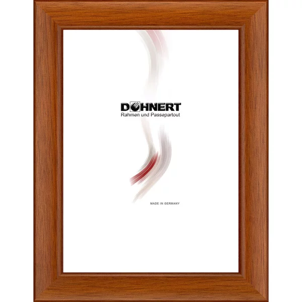 Holz Bilderrahmen Embankment 10x10 cm | Braun | Normalglas (2 mm)