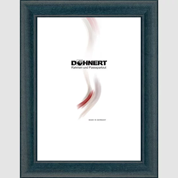 Holz Bilderrahmen Embankment 10x10 cm | Hellblau | Normalglas (2 mm)