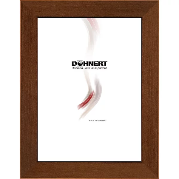 Holz Bilderrahmen Barnet 10x10 cm | Kupfer | Normalglas (2 mm)