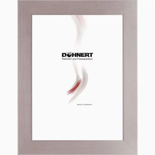 Holz Bilderrahmen Barnet 10x10 cm | Titan | Normalglas (2 mm)