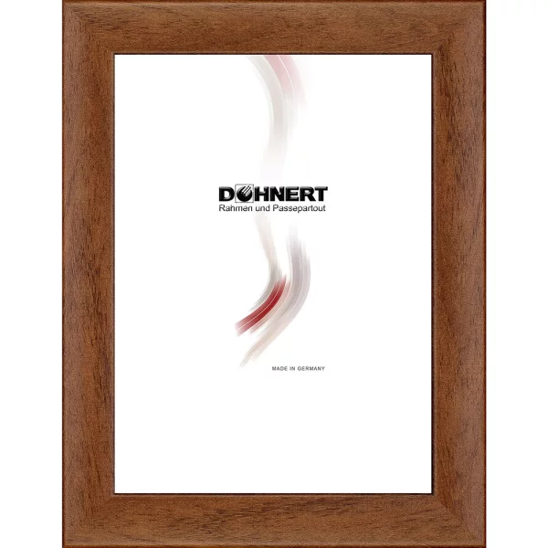 Holz Bilderrahmen Binfield 10x10 cm | Braun | Normalglas (2 mm)