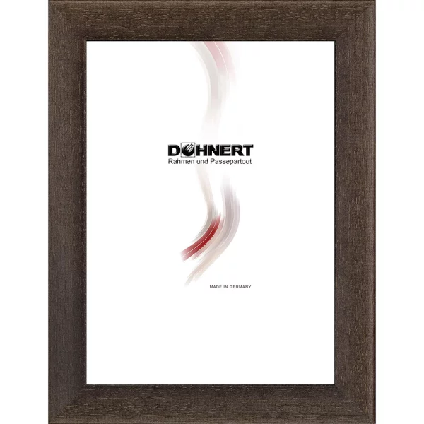 Holz Bilderrahmen Binfield 10x10 cm | Torf | Normalglas (2 mm)
