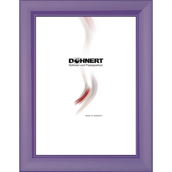 Holz Bilderrahmen Alexandra 30x40 cm | Lila | Normalglas (2 mm)