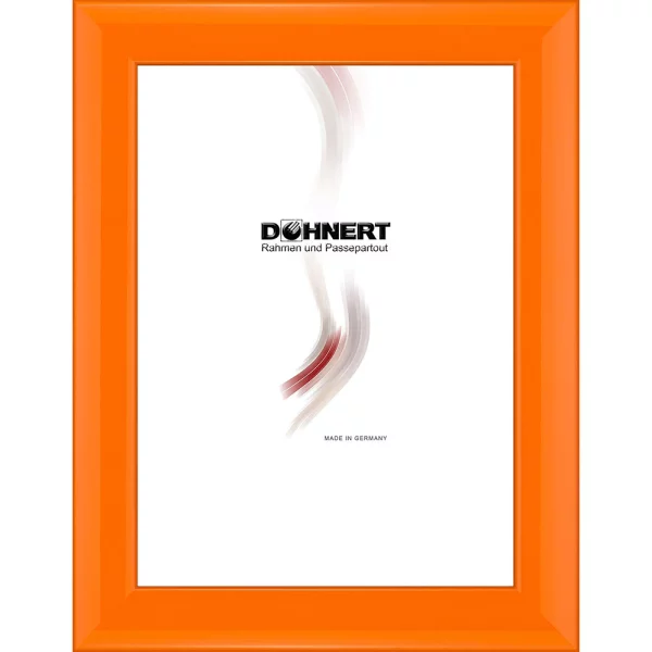 Holz Bilderrahmen Alexandra 30x40 cm | Orange | Normalglas (2 mm)