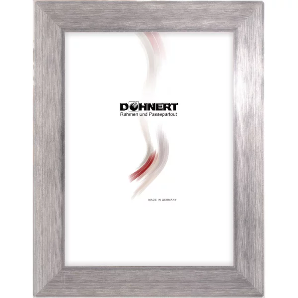 Kunststoff Bilderrahmen Golders Green 13x18 cm | Silber | Normalglas (2 mm)