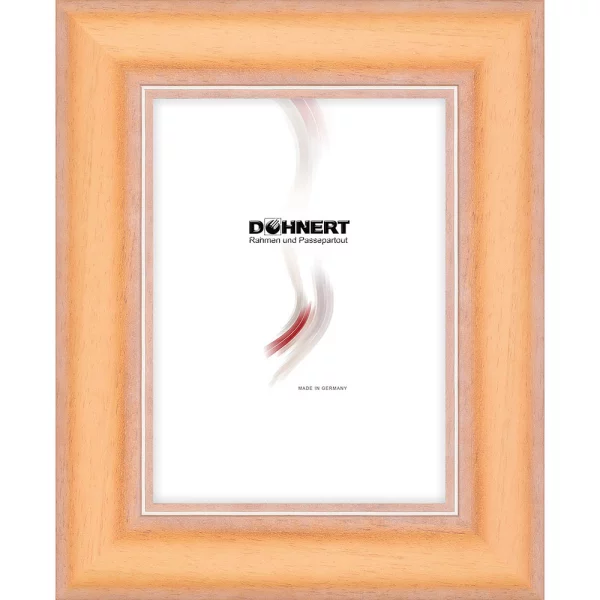 Holz Bilderrahmen Piccadilly Circus 10x10 cm | Gelb | Normalglas (2 mm)