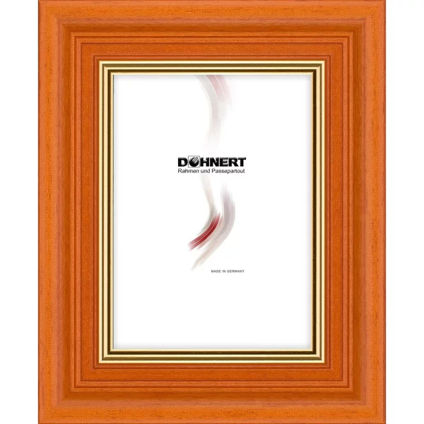Cadre baroque Queensbury 30x40 cm | Cerise-bordure en or | verre standard (2 mm)
