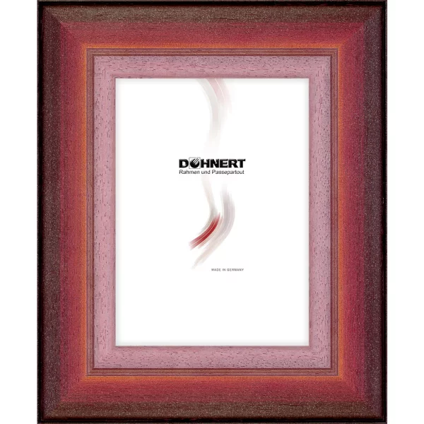 Cadre en bois Shepherds Bush 18x24 cm | rouge | verre standard (2 mm)