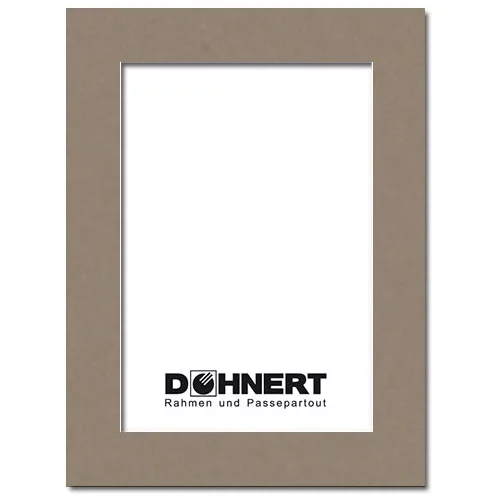 Fertig-Passepartout 20x30 cm (15x20 cm) | Schiefer