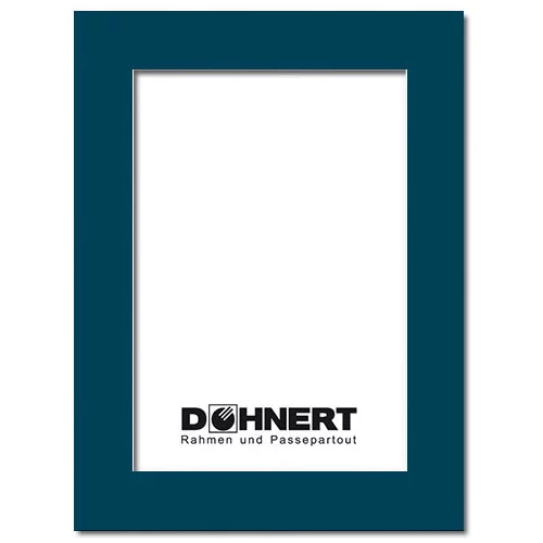 Passepartout Zuschnitt Marineblau