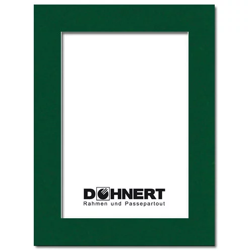 Passepartout Zuschnitt Piniengrün
