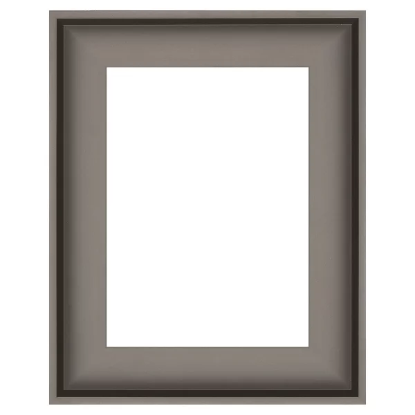 Schattenfugenrahmen Whitechapel 50x60 cm | Grau | Leerrahmen (ohne Glas und Rückwand)