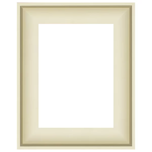 Schattenfugenrahmen Whitechapel 50x60 cm | Hellgrün | Leerrahmen (ohne Glas und Rückwand)