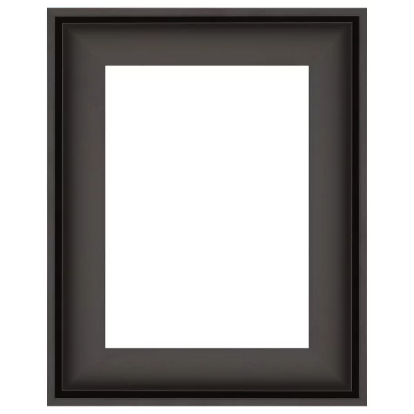 Schattenfugenrahmen Whitechapel 50x60 cm | Schwarz | Leerrahmen (ohne Glas und Rückwand)