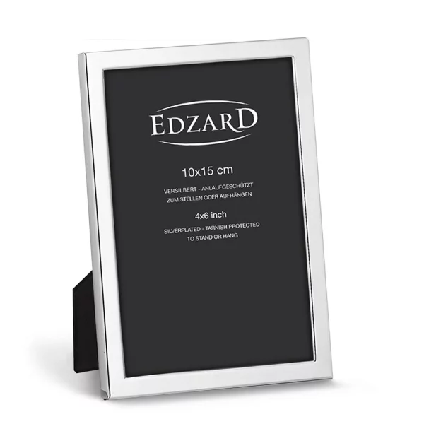Fotorahmen Bergamo 10x15 cm | Silber | Normalglas (2 mm)