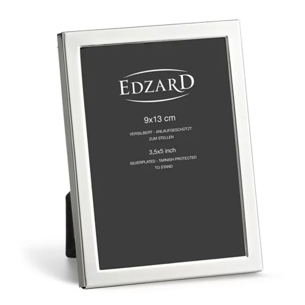 Cadre photo Bergamo 9x13 cm | argent | verre standard (2 mm)