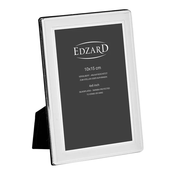 Cadre photo Nardo 10x15 cm | argent | verre standard (2 mm)
