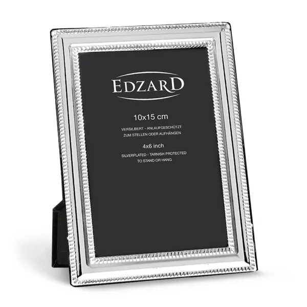 Cadre photo Matera 10x15 cm | argent | verre standard (2 mm)