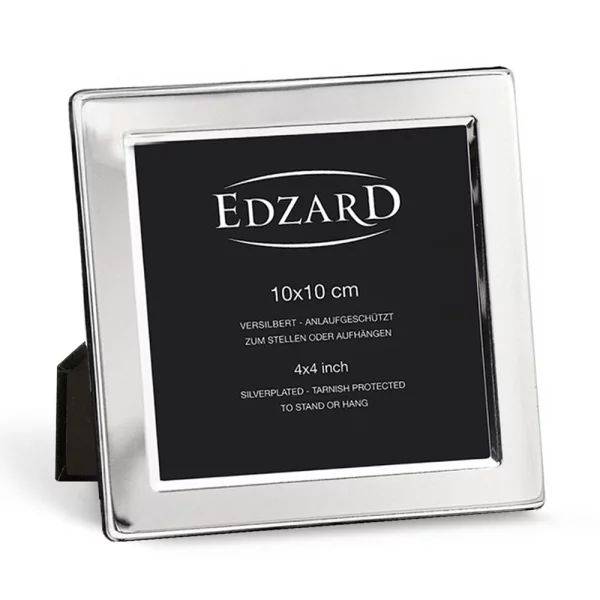 Fotorahmen Salerno 10x10 cm | Silber | Normalglas (2 mm)