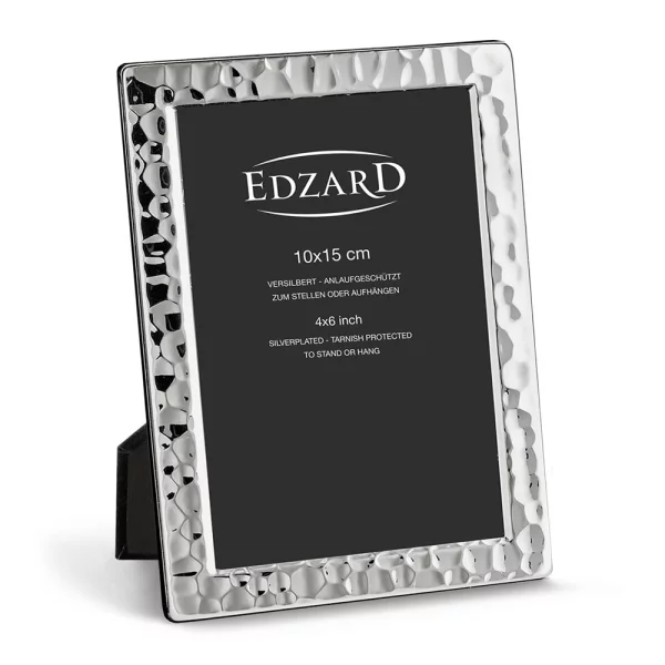 Cadre photo Pavie 10x15 cm | argent | verre standard (2 mm)