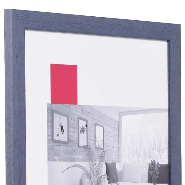 Holz-Bilderrahmen Profil Top Pro 20x20 cm | flieder | Normalglas (2 mm)