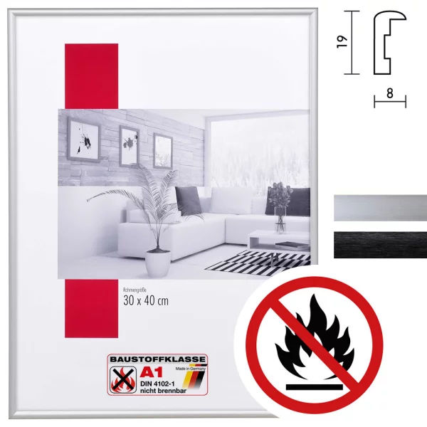 Klassifizierter Standard A1 Brandschutzrahmen Profil S1 