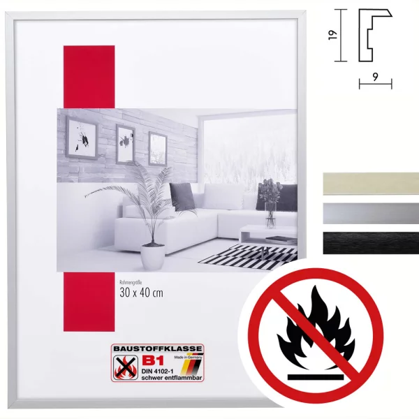 Zertifizierter Standard B1 Brandschutzrahmen Profil S2 