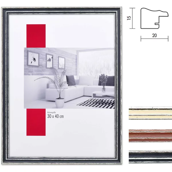 Holz-Bilderrahmen Profil 38 