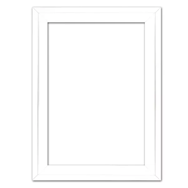 Schattenfugenrahmen Profil 50K, Weiß 20x20 cm | Weiß | Leerrahmen (ohne Glas und Rückwand)