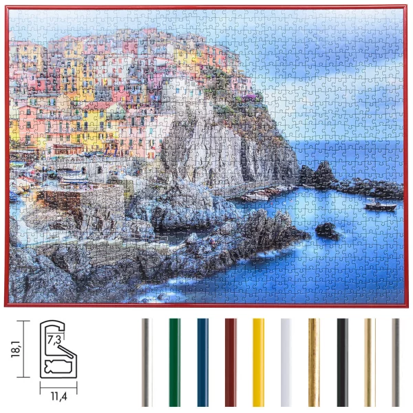 Kunststoff-Puzzlerahmen für 100 bis 500 Teile 