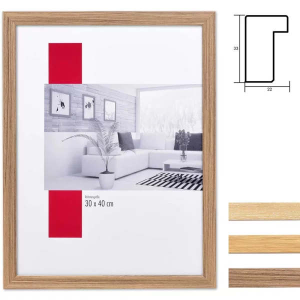 Holz-Bilderrahmen Profil 54 