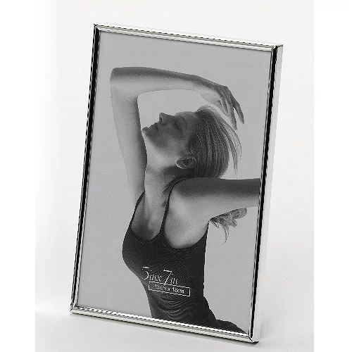 Portraitrahmen Nr. 811 13x18 cm | silber glanz | Normalglas (2 mm)