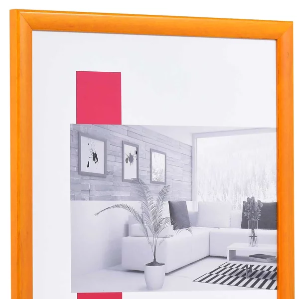 Holz-Bilderrahmen Profil 89 30x45 cm | honig | Normalglas (2 mm)