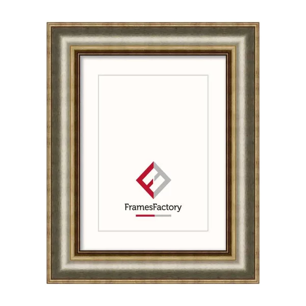 Cadre baroque Fiorentina 15x20 cm | argent | verre synthétique (1 mm)