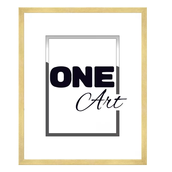 Kunststoff-Bilderrahmen Elisabella 10x15 cm | Gold | Kunstglas (1 mm)