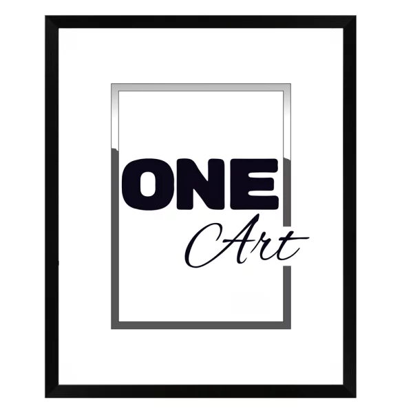 Kunststoff-Bilderrahmen Elisabella 10x15 cm | Schwarz | Kunstglas (1 mm)