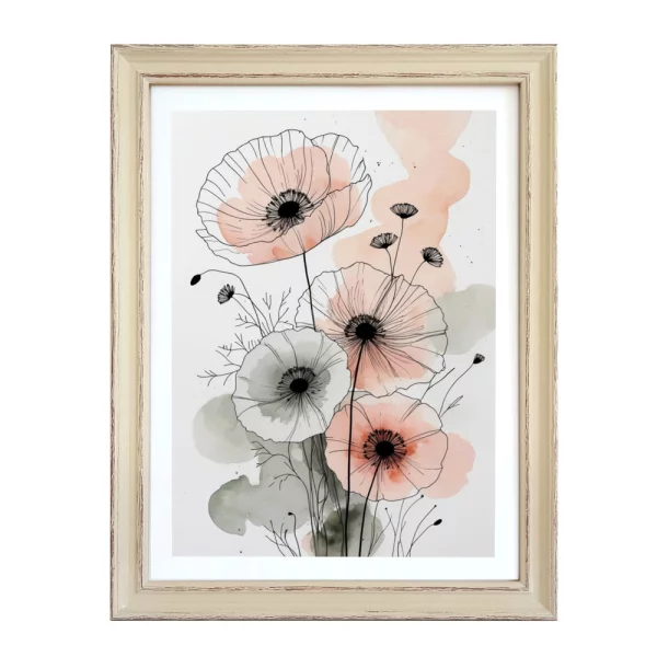 Holz-Bilderrahmen Pavel 50x70 cm | Natur | Kunstglas (1 mm)