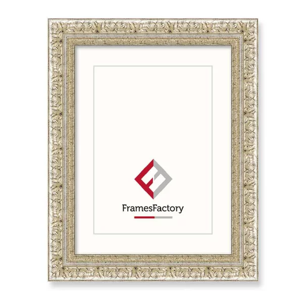 Cadre baroque Natalia 15x20 cm | argent | verre synthétique (1 mm)