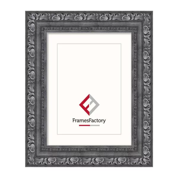 Cadre baroque Josephine 15x20 cm | argent | verre synthétique (1 mm)