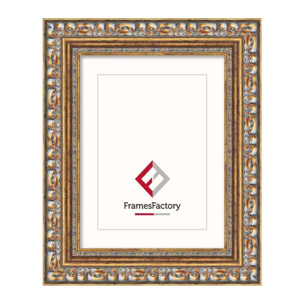 Cadre baroque Josephine 15x20 cm | or solaire | verre synthétique (1 mm)