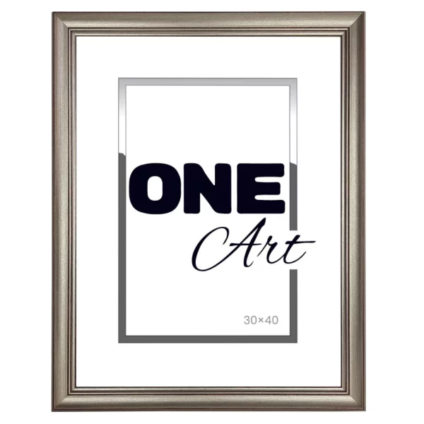 Kunststoffrahmen Krak 10x15 cm | Silber | Kunstglas (1 mm)