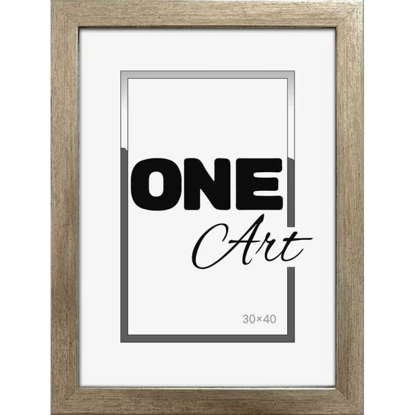 Cadre en plastique California 10x15 cm | champagne | verre synthétique (1 mm)