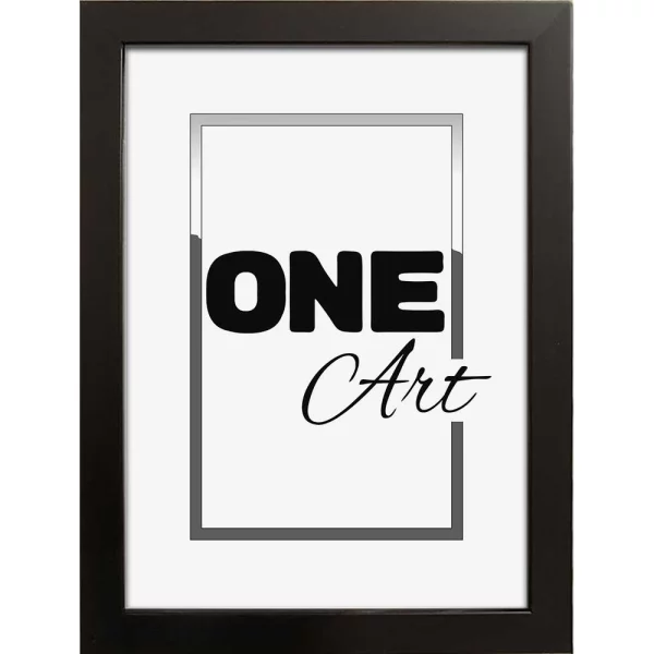 Cadre en plastique California 10x15 cm | noir | verre synthétique (1 mm)