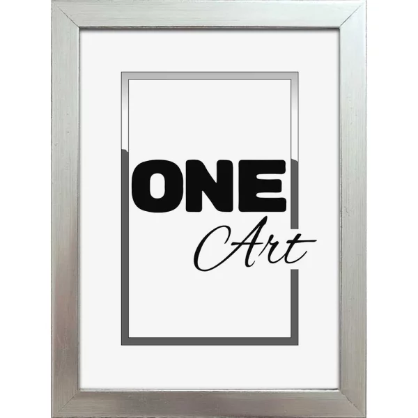 Cadre en plastique California 10x15 cm | argent | verre synthétique (1 mm)