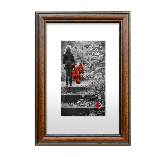 Holz-Bilderrahmen Classic 40x50 cm | Braun | Normalglas (2 mm)