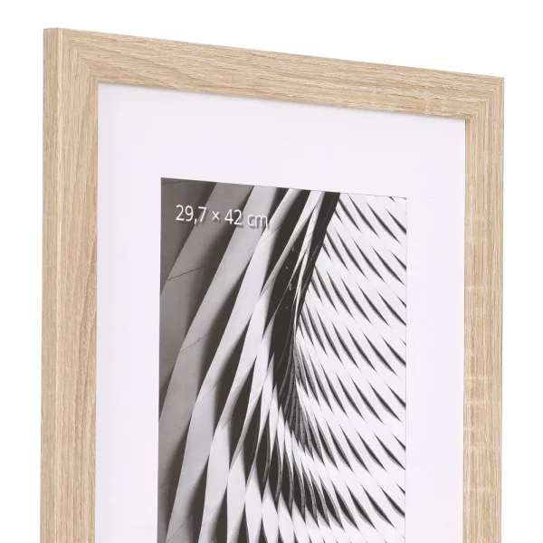 Cadre en bois Katla (MDF) 30x40 cm | naturel | verre synthétique (1 mm)