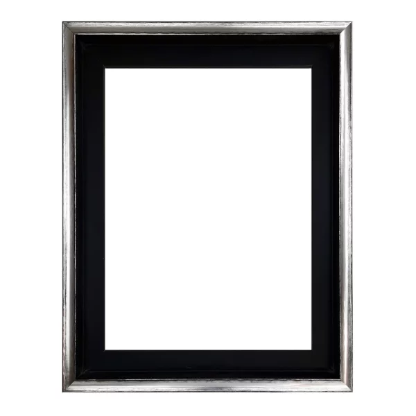 Schattenfugenrahmen Marlena 20x30 cm | Schwarz-Silber | Leerrahmen (ohne Glas und Rückwand)