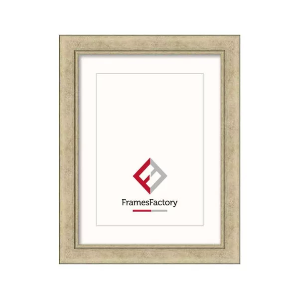 Barock Bilderrahmen Isabel 18x24 cm | champagner | Kunstglas (1 mm)